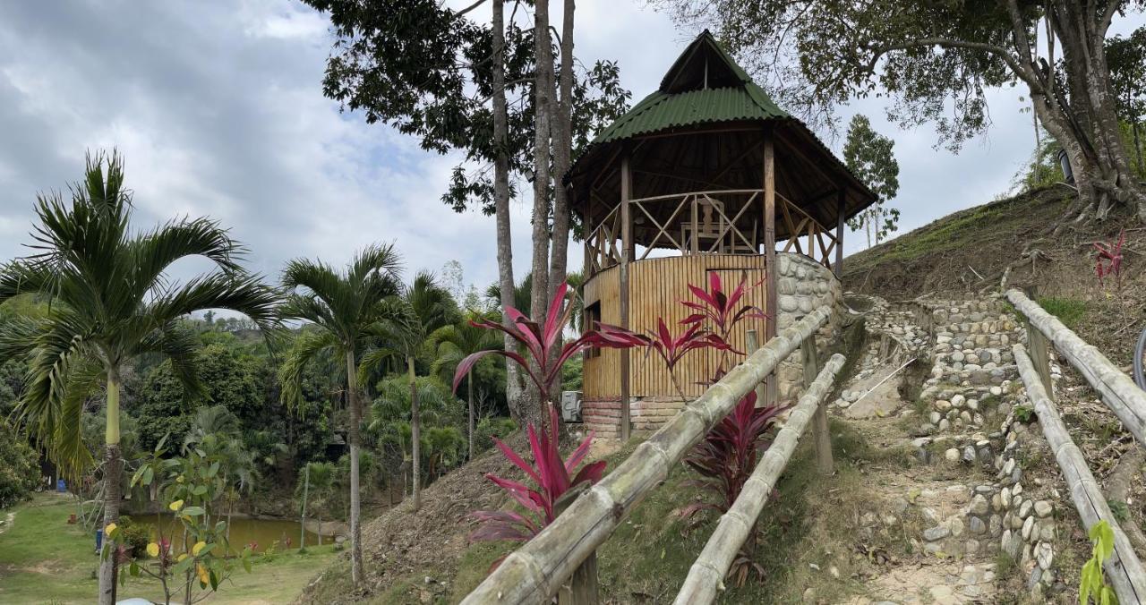 Ecohostal Palmares Del Rio Guachaca Ngoại thất bức ảnh