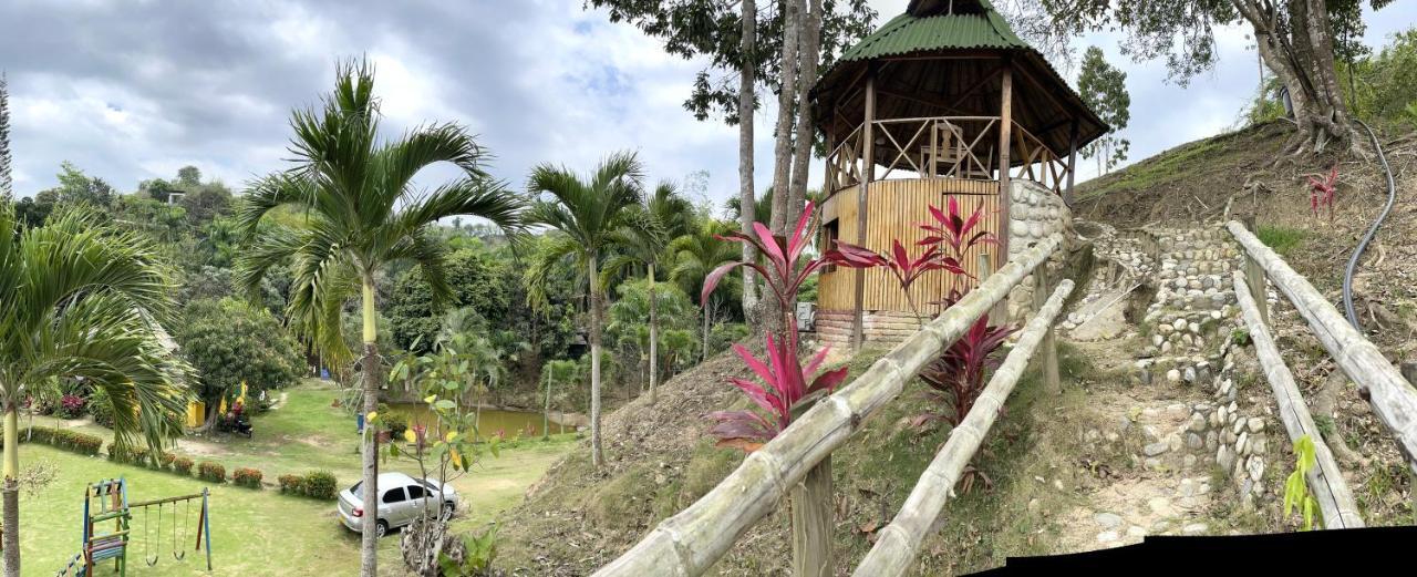 Ecohostal Palmares Del Rio Guachaca Ngoại thất bức ảnh