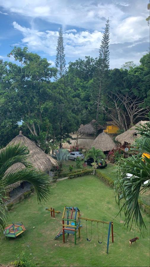 Ecohostal Palmares Del Rio Guachaca Ngoại thất bức ảnh